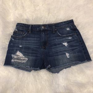 Joe's Jeans Meg Boyfriend Distressed Shorts Sz 27